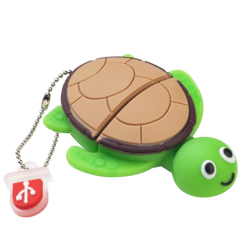 LEIZHAN 16GB Cute Cartoon Animal Turtle USB Flash Drive Perfect Gift for Kids Teachers and Friends