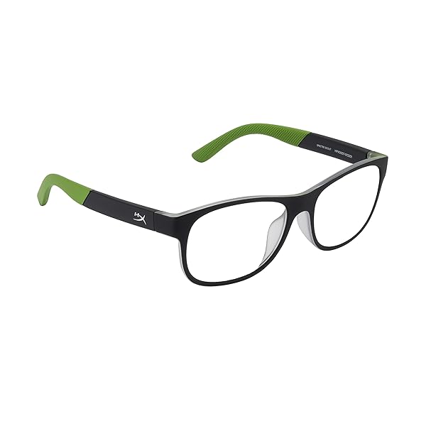 HyperX HyperX Spectre Scout Gaming Eyewear for Kids Blue Light Blocking UV Protection Crystal Clear Lenses TR-90 Frame Green Square Frame - View 2 of 8