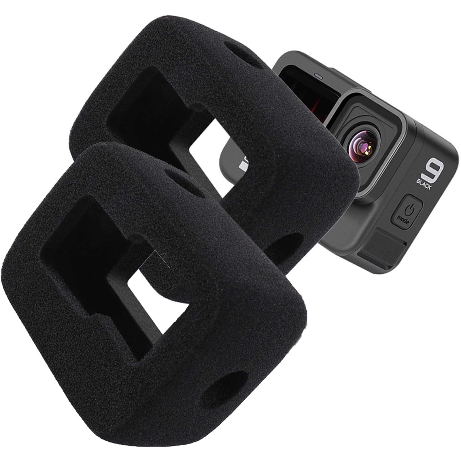 Hero Foam Windshield Case Windscreen and Windslayer Cover for Video Noise Reduction Accessory