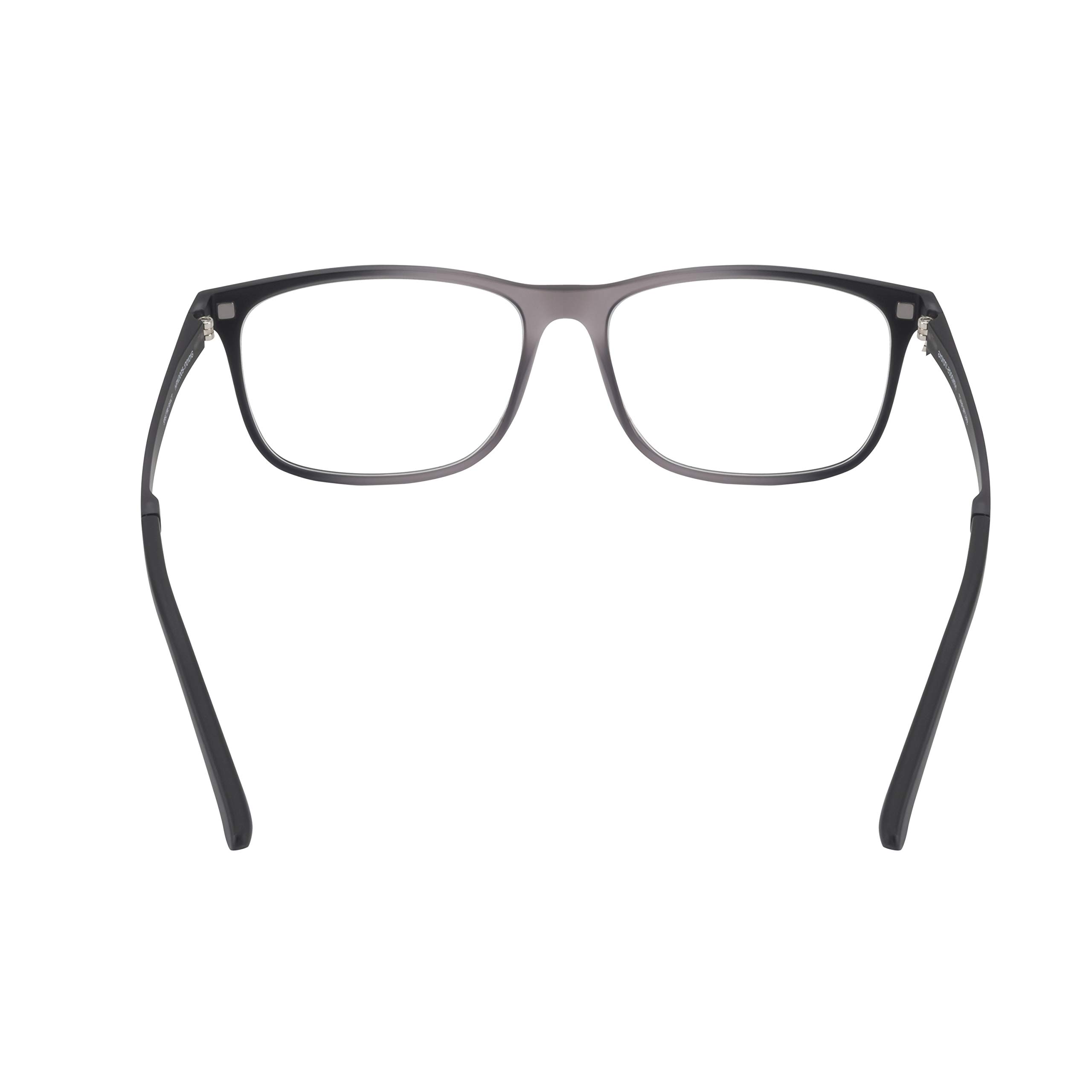 HyperX HyperX Spectre React Gaming Eyewear Blue Light Blocking Glasses UV Protection Ultem Frame Crystal Clear Lenses Medium Large Crystal Grey - View 3 of 6