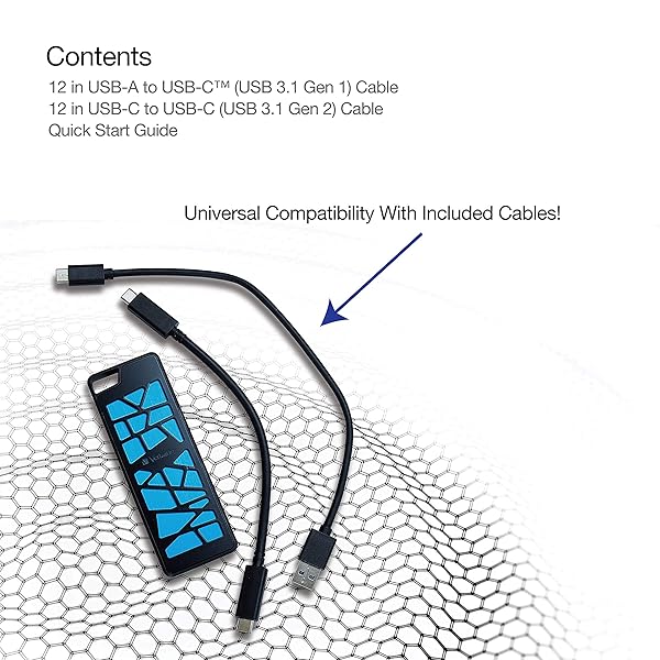 Verbatim Verbatim 1TB VGX1000 Portable Gaming SSD Fast 1000 MBs PCIe NVMe USB-C External Solid State Drive for Gamers - View 5 of 8