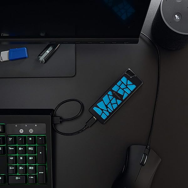 Verbatim Verbatim 1TB VGX1000 Portable Gaming SSD Fast 1000 MBs PCIe NVMe USB-C External Solid State Drive for Gamers - View 7 of 8