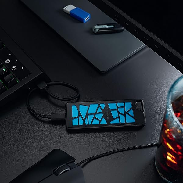 Verbatim Verbatim 1TB VGX1000 Portable Gaming SSD Fast 1000 MBs PCIe NVMe USB-C External Solid State Drive for Gamers - View 8 of 8