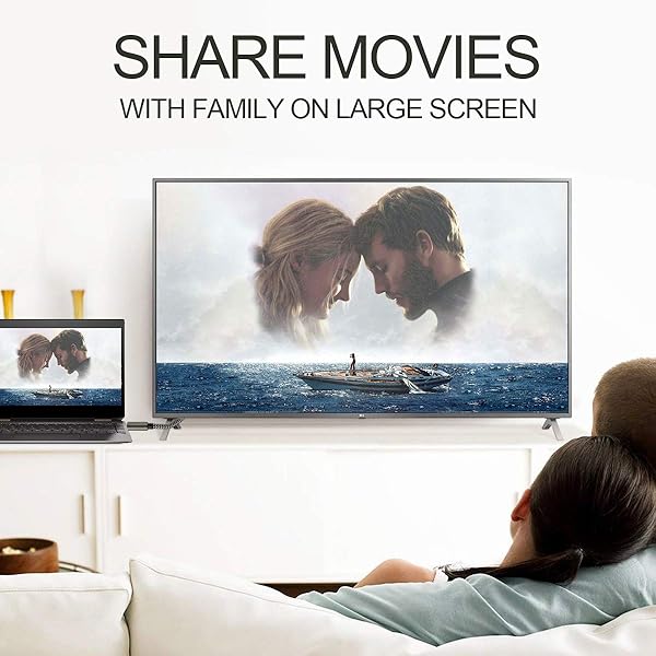 cablecc Cablecc Micro HDMI to HDMI 2.1 8K 60Hz & 4K 120Hz Cable - 1.5M Ultra-HD 48Gbps for Camera & Tablet - View 6 of 10