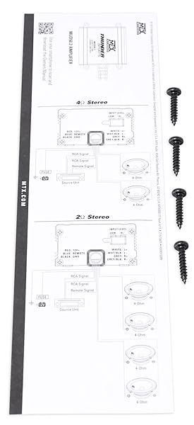 MTX MTX Audio MUD50.2 Thunder Sports 50W x 2 @ 2? Full Range Class D Marine Grade Amplifier - View 6 of 8