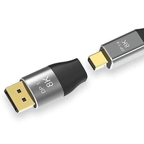 cablecc Cablecc Mini DisplayPort 1.4 Adapter: 8K 60Hz Ultra-HD for PC, Laptop & TV - 4K 144Hz Support - View 6 of 6