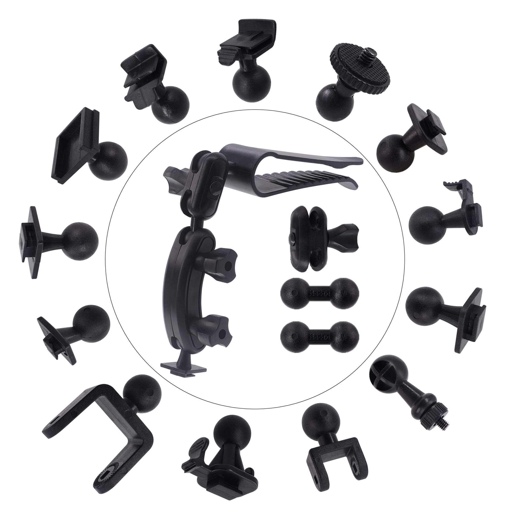 iSaddle Dash Cam Sun Visor Mount Holder Compatible with Various Brands for Optimal On-Dash Camera Performance - View 3 of 8