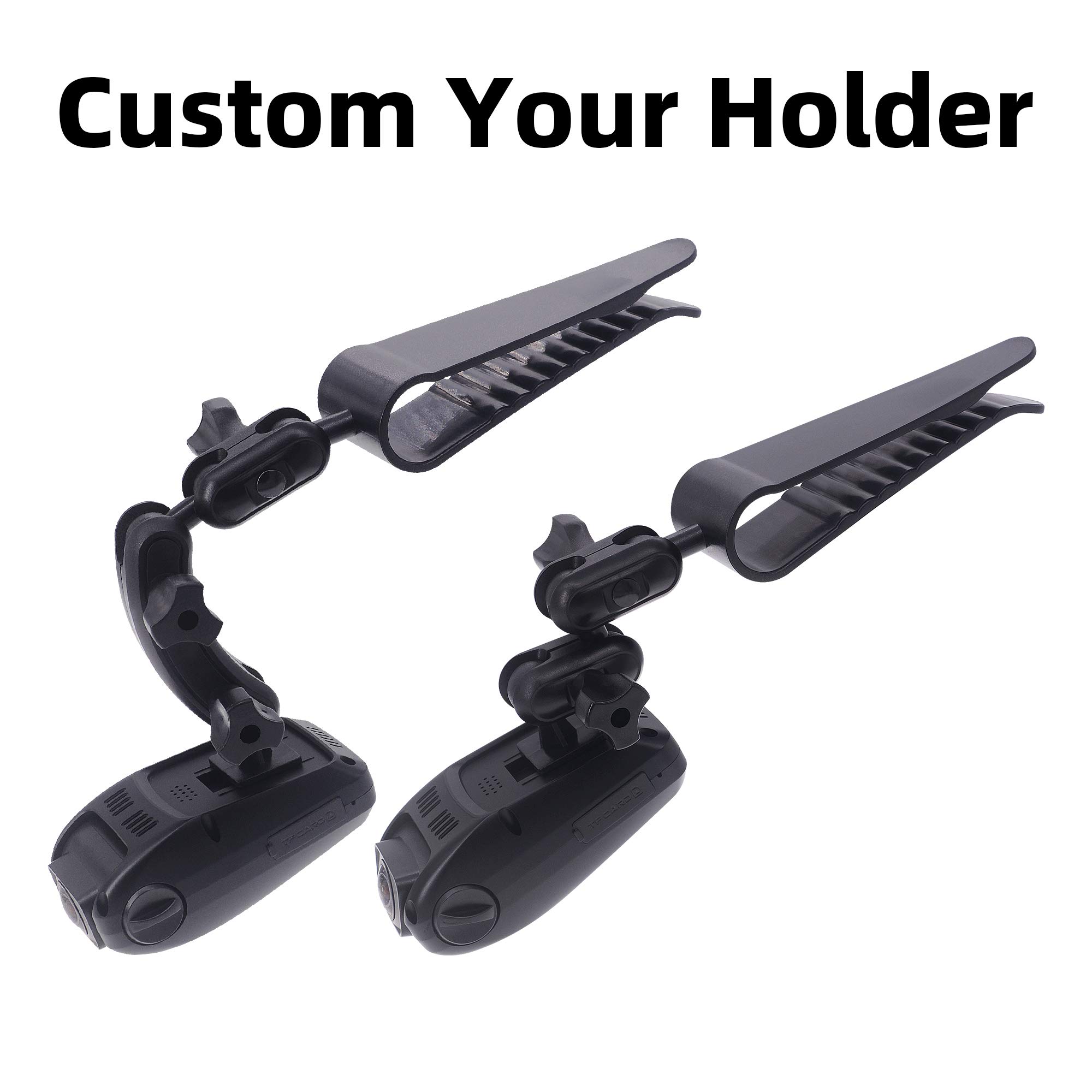 iSaddle Dash Cam Sun Visor Mount Holder Compatible with Various Brands for Optimal On-Dash Camera Performance - View 4 of 8