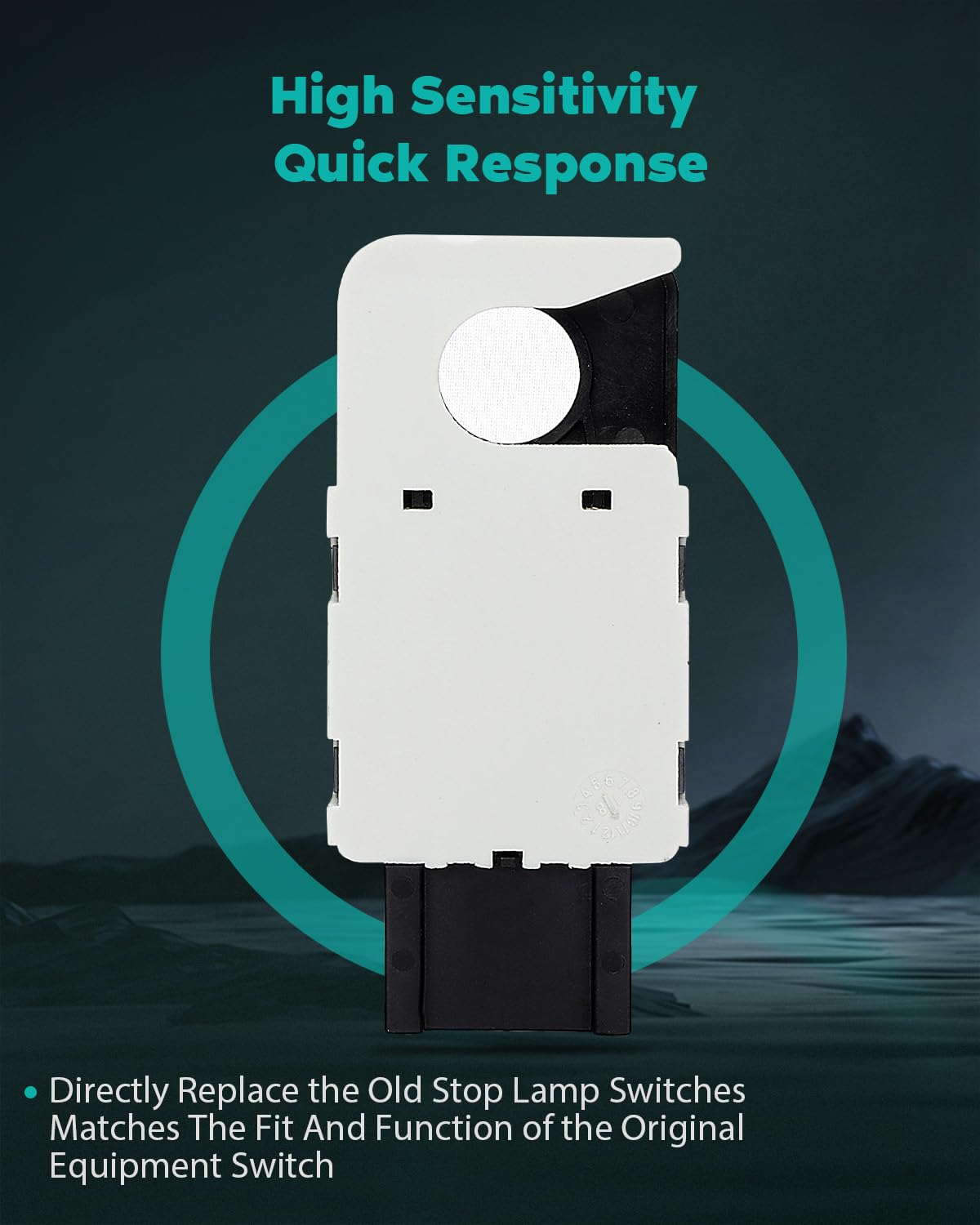 SCITOO Buy D1539J Brake Light Switch for 2007-11 Cadillac Escalade & Chevy Silverado - Fast Shipping! - View 3 of 9