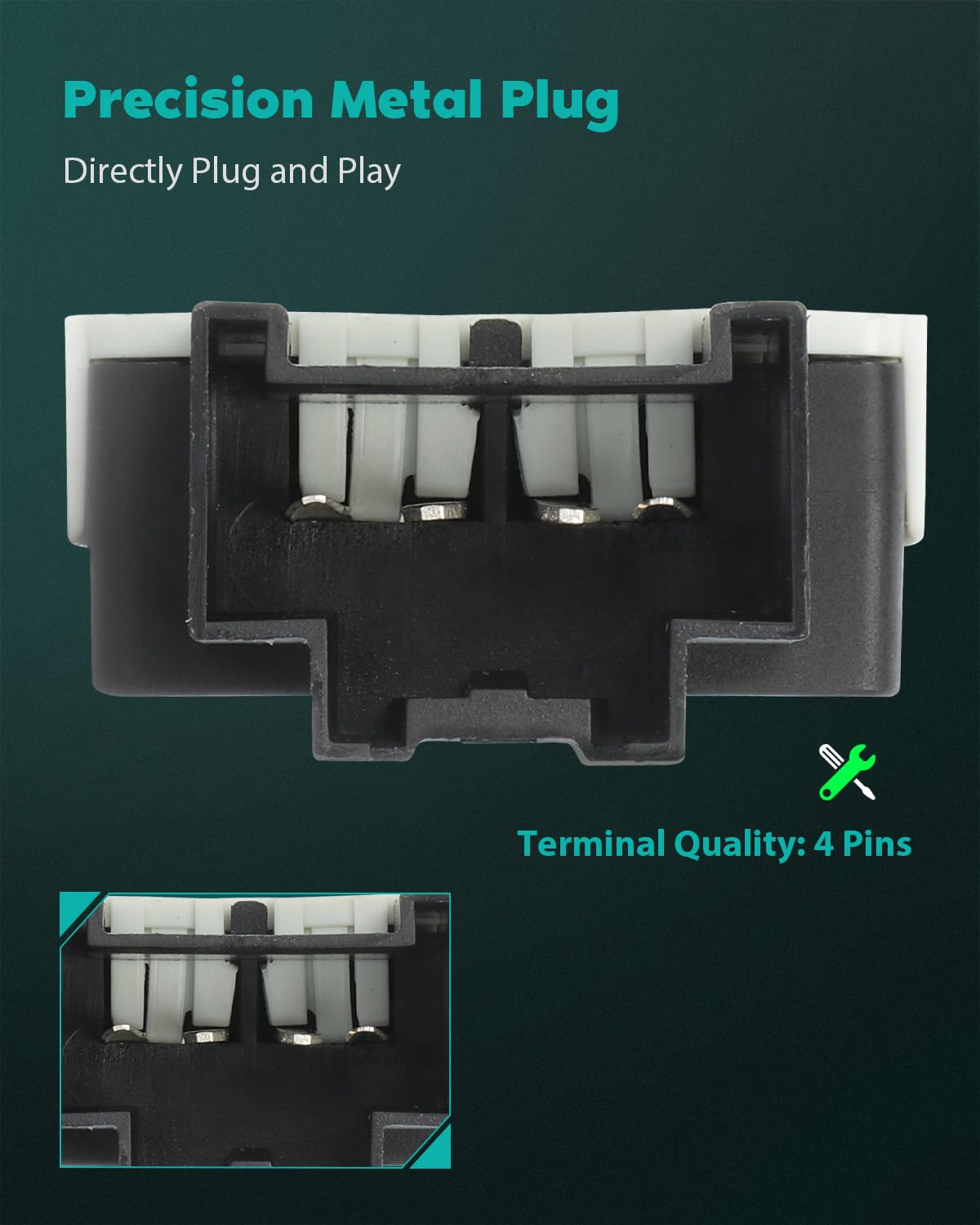 SCITOO Buy D1539J Brake Light Switch for 2007-11 Cadillac Escalade & Chevy Silverado - Fast Shipping! - View 4 of 9