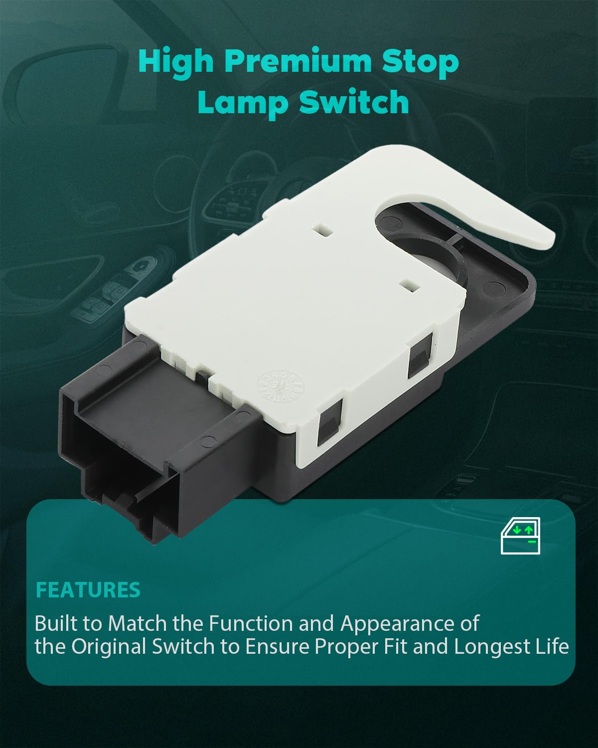 SCITOO Buy D1539J Brake Light Switch for 2007-11 Cadillac Escalade & Chevy Silverado - Fast Shipping! - View 6 of 9