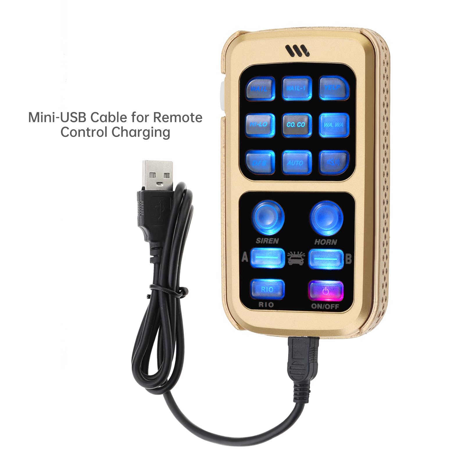 ePathChina DC12V 200W Loud Car Warning Alarm Police Siren Horn Speaker with MIC System and Remote Control - View 5 of 9