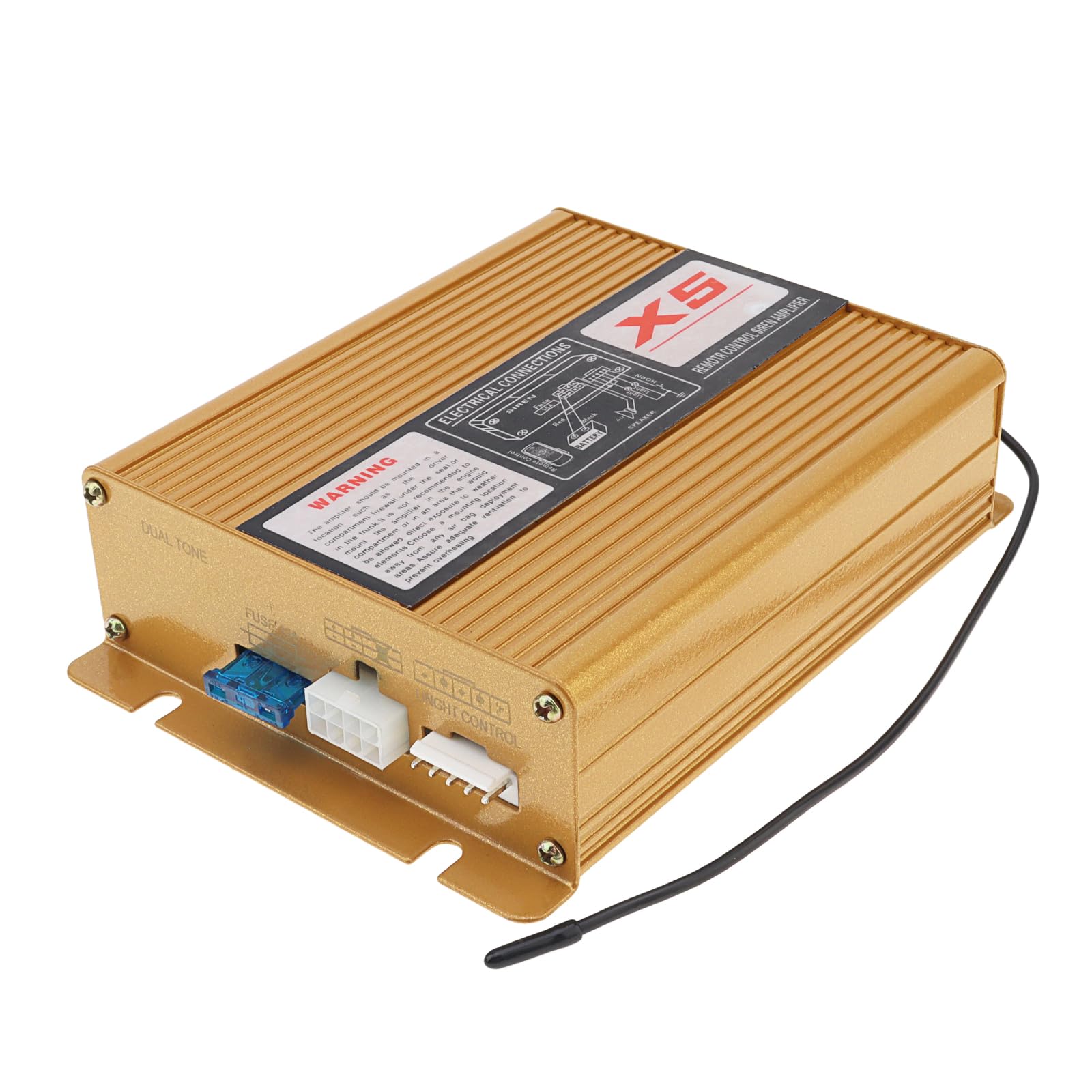 ePathChina DC12V 200W Loud Car Warning Alarm Police Siren Horn Speaker with MIC System and Remote Control - View 9 of 9