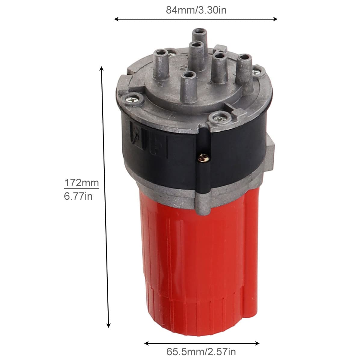 ePathChina 5pcs 12V 125dB Dixie Musical Sound Air Horn Kit Powerful Loud Trumpet with Compressor for 12V Vehicle Car Truck Boats Silver - View 4 of 9