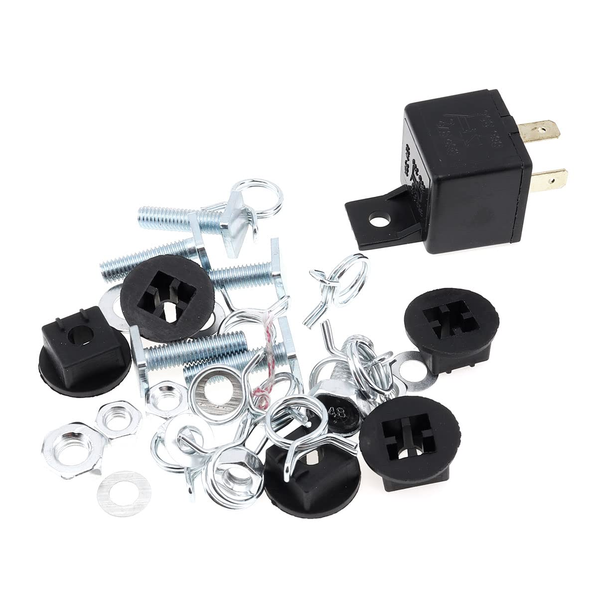 ePathChina 5pcs 12V 125dB Dixie Musical Sound Air Horn Kit Powerful Loud Trumpet with Compressor for 12V Vehicle Car Truck Boats Silver - View 5 of 9