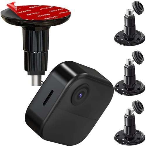 BFYTN 3PACK Screwless Wall Mount Bracket for Blink Outdoor 4th Gen & 3rd Gen and Indoor Camera Blink XT2,360 Degree Adjustable Strong Adhesive Mount?2 Ways Installation VHB Stick On or Screws, No Tools Need