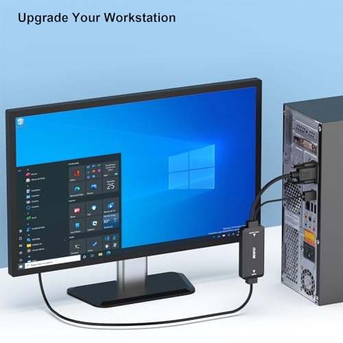 BENFEI BENFEI 6ft VGA to HDMI Cable with Audio - 1080P for Computer/Laptop to Monitor/TV (Not Bidirectional) - View 7 of 7