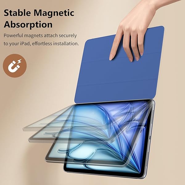 TiMOVO TiMOVO Slim Hard Translucent Back Shell Case for iPad Air 11 Inch M2 2024 5th Gen 2022 4th Gen 2020 10.9 Inch - View 4 of 10