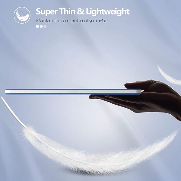 TiMOVO TiMOVO Slim Hard Translucent Back Shell Case for iPad Air 11 Inch M2 2024 5th Gen 2022 4th Gen 2020 10.9 Inch - View 10 of 10