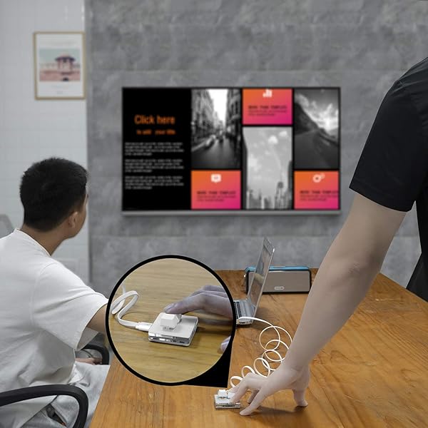 Linkidea Linkidea USB Zoom Meeting Mute Button: Easy Mute/Unmute & Video Control for Online Classes & Conferences - View 8 of 8