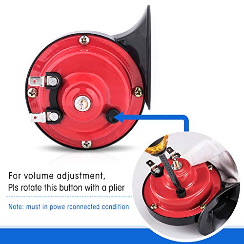 Roykaw Golf Cart 12 Volt Horn Kit with Floor Mount Button for EZGO Club Car Yamaha UTV and Boat - View 2 of 8