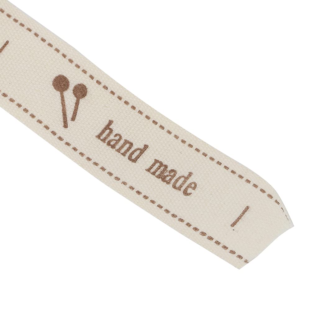 Oumefar Handmade Cotton Ribbon Tape Sewing Tags for Gift Wrapping and Decoration - View 5 of 9