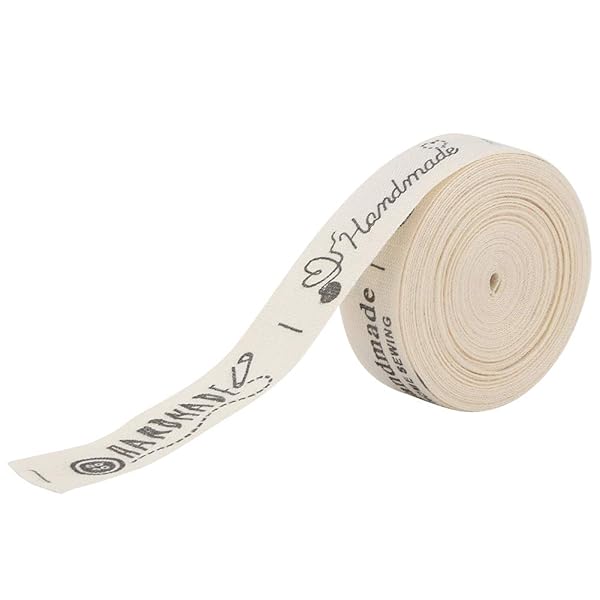 Oumefar Handmade with Love Cotton Ribbon Tape - Perfect Sewing Tags & Gift Wrapping Labels - View 5 of 10
