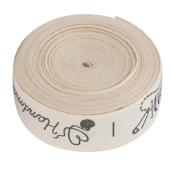 Oumefar Handmade with Love Cotton Ribbon Tape - Perfect Sewing Tags & Gift Wrapping Labels - View 6 of 10