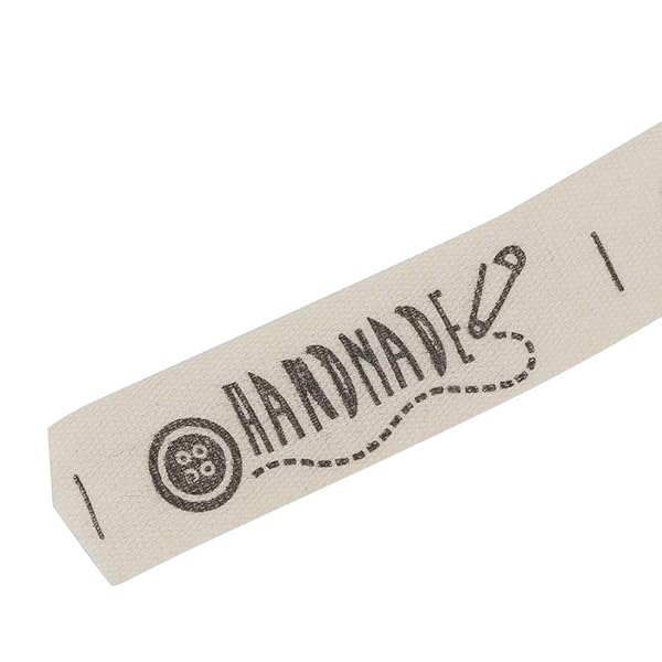 Oumefar Handmade with Love Cotton Ribbon Tape - Perfect Sewing Tags & Gift Wrapping Labels - View 9 of 10