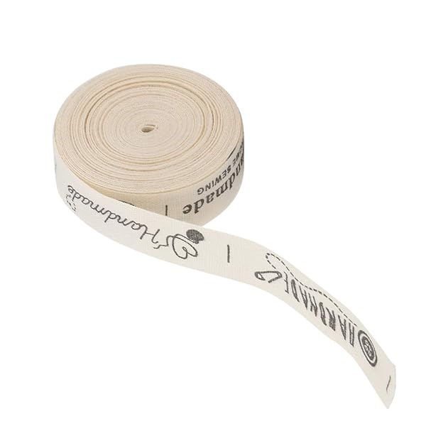 Oumefar Handmade with Love Cotton Ribbon Tape - Perfect Sewing Tags & Gift Wrapping Labels - View 2 of 10