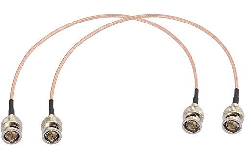 Superbat Superbat 3G HD SDI BNC Cable 1ft (30cm) - 75 Ohm for Cameras & 4K/8K Video Equipment (2 Pack)