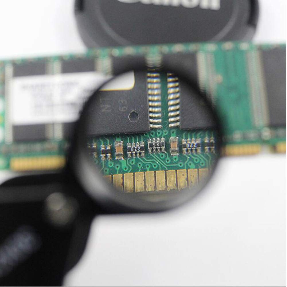 iKKEGOL 30x Pocket Jewelry Loupe 21mm Foldable Magnifier with Metal Body and Box for Jewelers - View 5 of 6