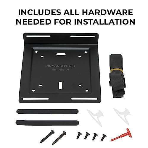 HumanCentric HumanCentric Universal Wall & VESA Mount: Adjustable Strap for Small Computers, UPS, Modems & More - View 6 of 10