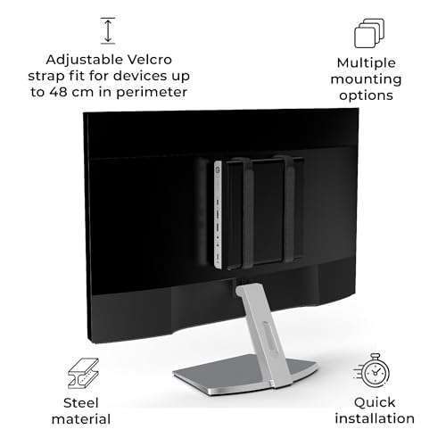 HumanCentric HumanCentric Universal Wall & VESA Mount: Adjustable Strap for Small Computers, UPS, Modems & More - View 9 of 10