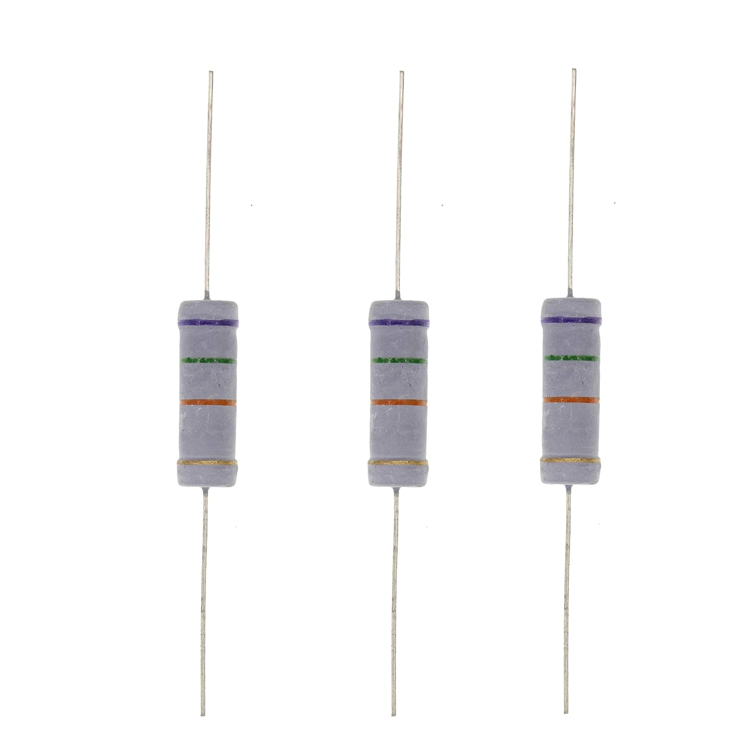 HUABAN HUABAN 10PCS 5W 120K Ohm 5 Percent Metal Oxide Film Resistor for Reliable Performance - View 7 of 9