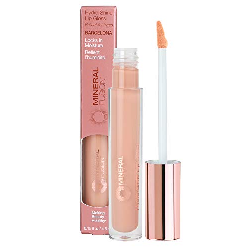 Mineral Fusion Mineral Fusion Hydro-Shine Lip Gloss in Barcelona - 0.15 oz | Hydrating, Glossy Finish for Luscious Lips