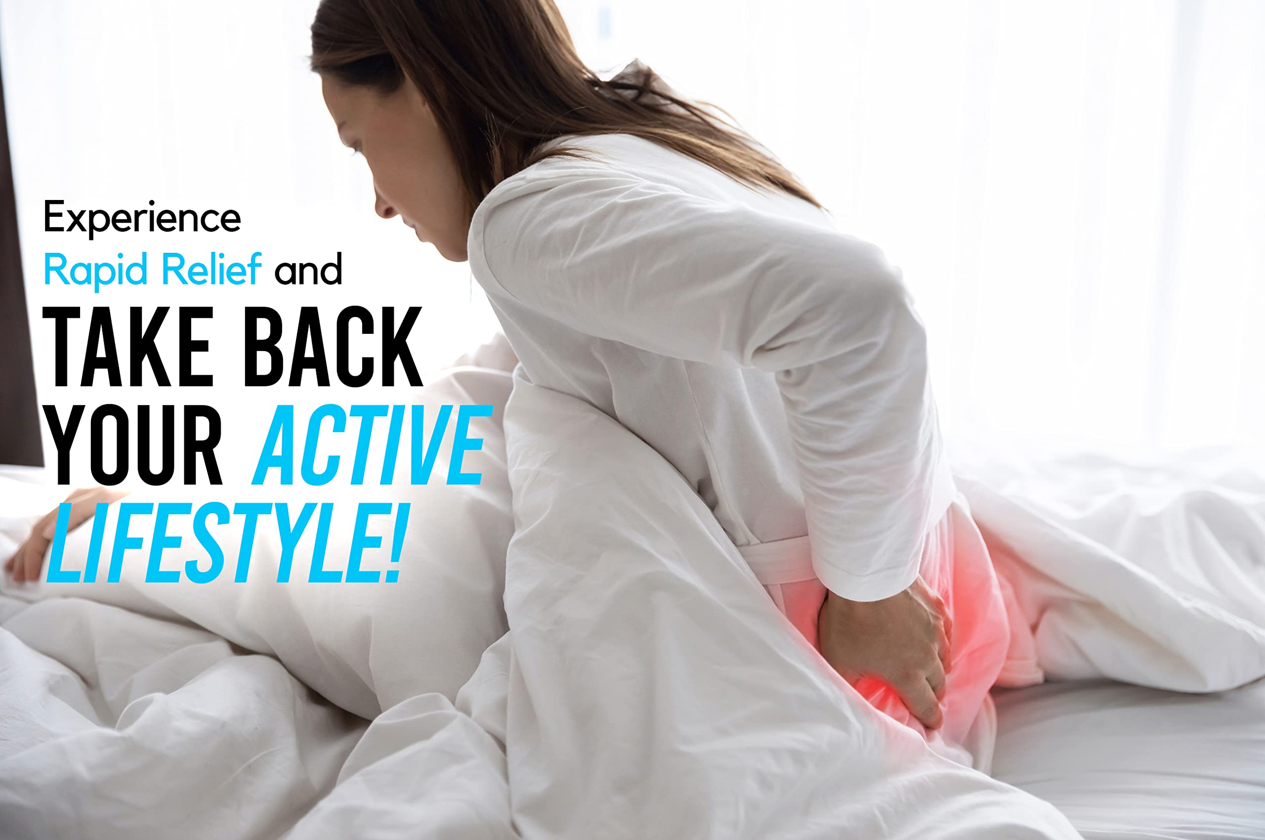 Si Joint Belt for Women and Men with Resistance Band and Back Recovery Workout Plan for Lower Back Support and Pain Relief - View 3 of 9