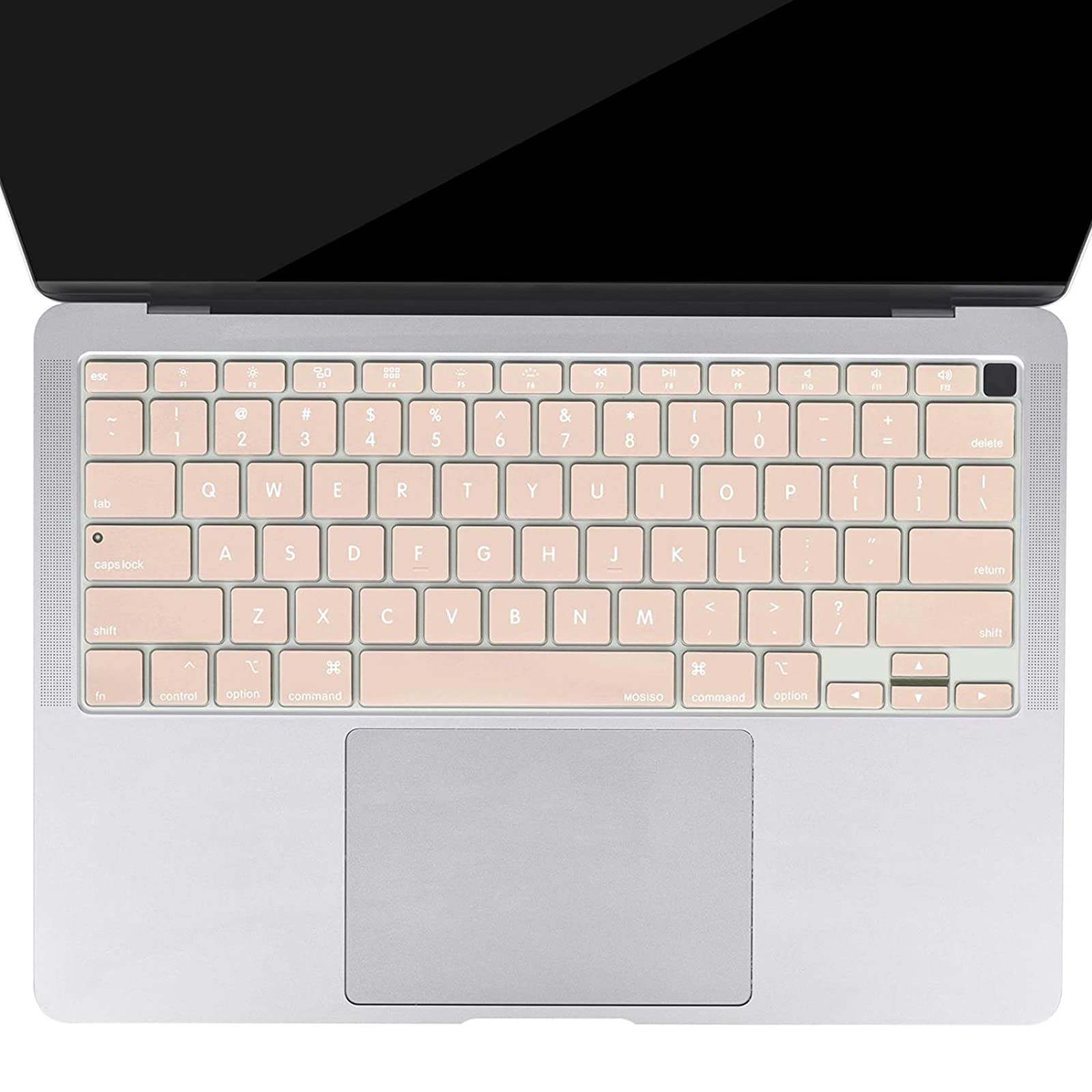 MOSISO Keyboard Cover for MacBook Air 13 inch 2022 2021 2020 A2337 M1 A2179 Waterproof Silicone Skin Camel Color - View 7 of 7