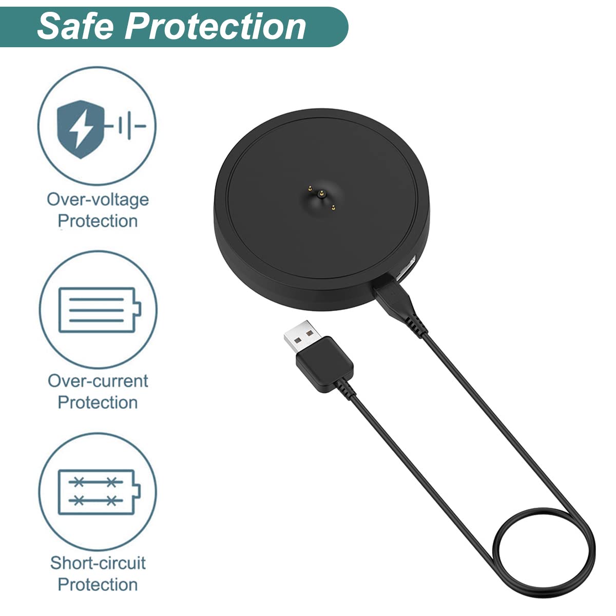 Kissmart Charger for Ultimate Ears Boom 3 Megaboom 3 Blast Megablast Replacement Charging Dock Station with USB Port for Ultimate Ears Speaker - View 7 of 8