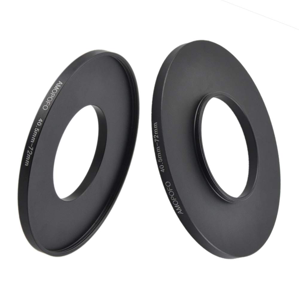 AMOPOFO 40.5mm to 72mm Step Up Ring Filter Adapter for 72mm UV ND CPL Filters Durable Metal Design - View 3 of 4
