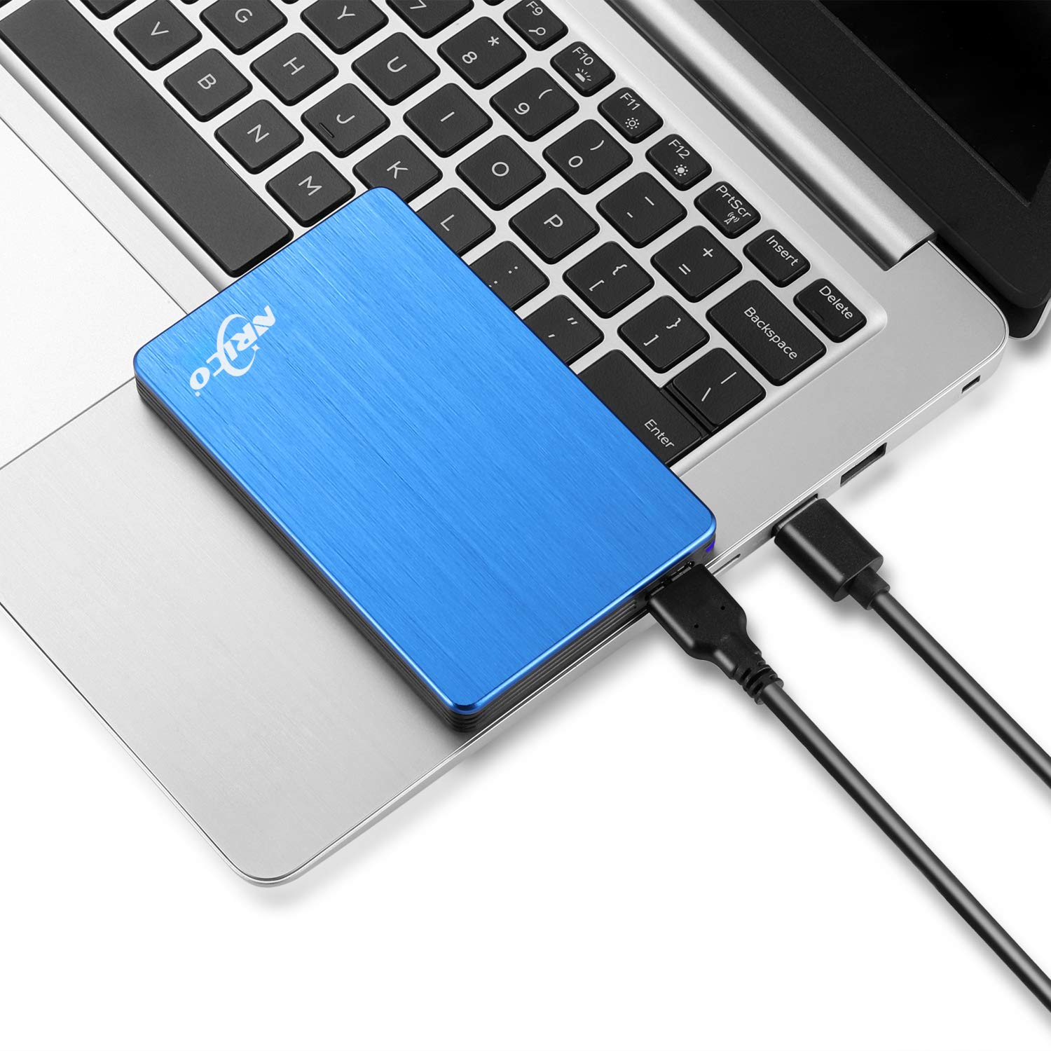 NRICO 500GB Portable External Hard Drive USB 3.0 2.5inch Storage for PC Mac Desktop PS4 Blue - View 3 of 6