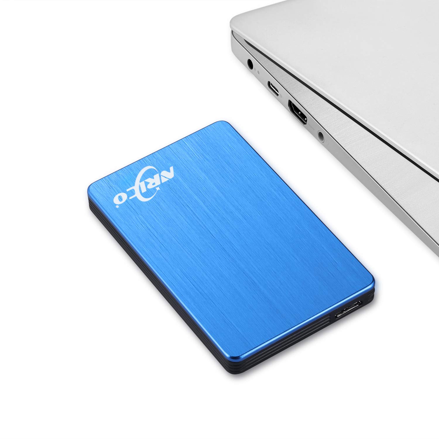 NRICO 500GB Portable External Hard Drive USB 3.0 2.5inch Storage for PC Mac Desktop PS4 Blue - View 4 of 6