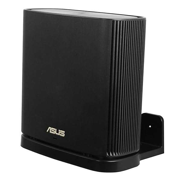 VOMENC VOMENC Wall Mount Holder for ASUS ZenWiFi AX AC (XT8/CT8/XT9) - WiFi 6 Wall Bracket Stand (Black, 1 Pack) for Tri-Band Mesh System - View 3 of 9