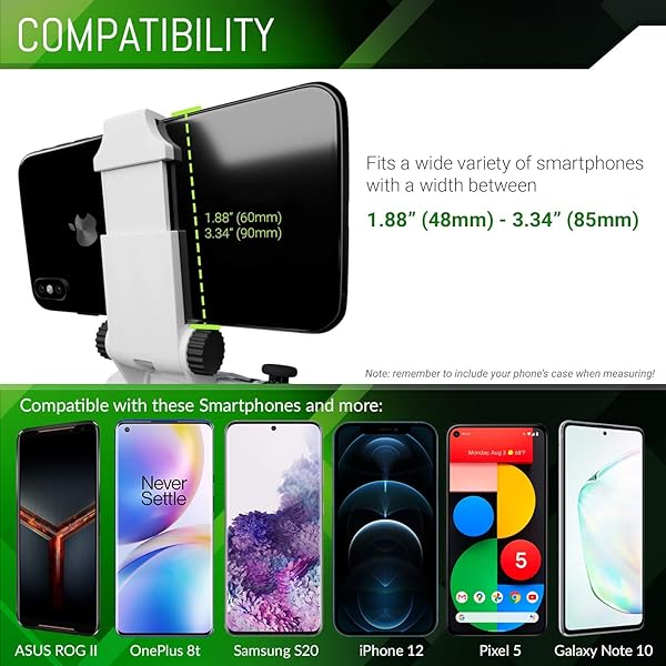 Orzly Adjustable Xbox Series X Controller Mobile Gaming Clip - Compatible Phone Mount for Xbox One & S | Robot White - View 7 of 7