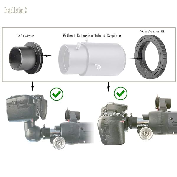 starboosa Starboosa Telescope Camera Adapter for Nikon SLR - Prime-Focus & Eyepiece-Projection Photography - View 5 of 8