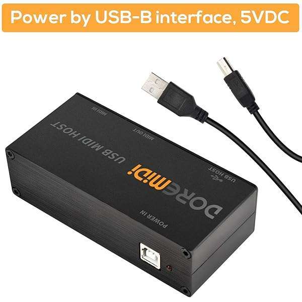 Camola CAMOLA USB MIDI Host Box: Ultimate USB to MIDI Converter & Interface for Musicians - View 4 of 9