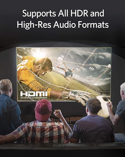 Anker Anker HDMI 2.1 Cable 8K@60Hz - Ultra High Speed 4K@120Hz, eARC, Dolby Atmos for PS5, Xbox Series X & Samsung TVs - View 5 of 7