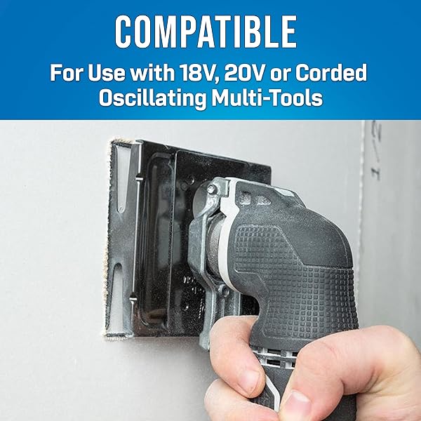 Jonard Tools Jonard Tools EBC-800: Best Power Oscillating Multi-Tool for Electrical Wall Box Cutting - Double Gang - View 4 of 6