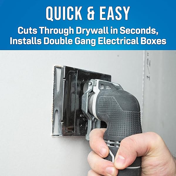 Jonard Tools Jonard Tools EBC-800: Best Power Oscillating Multi-Tool for Electrical Wall Box Cutting - Double Gang - View 5 of 6