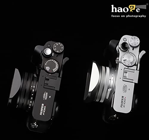 Haoge Haoge LH-X200S Square Metal Lens Hood & 49mm Adapter for Fujifilm X100 Series - Silver Camera Accessory - View 5 of 10